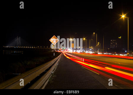 Autostrada strada nessuno Foto Stock