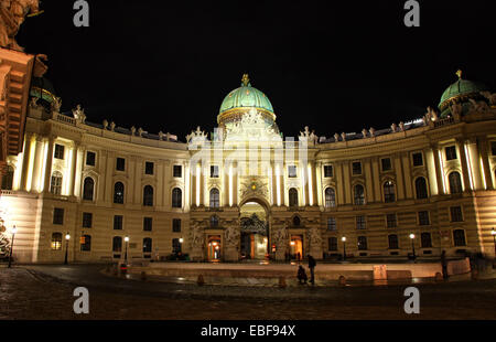 La parrocchia di san Michele ala del Palazzo di Hofburg a Vienna, in Austria Foto Stock