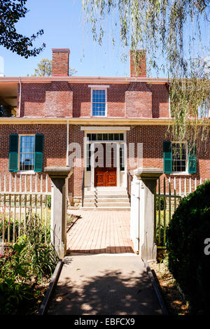 Vista dell'Eremo Mansion. Casa del Presidente Andrew Jackson nel Tennessee Foto Stock