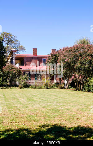 Vista dell'Eremo Mansion. Casa del Presidente Andrew Jackson nel Tennessee Foto Stock