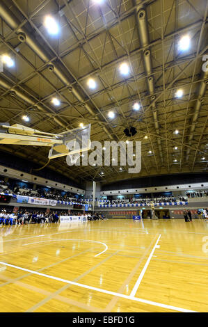 Hikarigaoka Nerima palestra, Tokyo, Giappone. 30 Novembre, 2014. Vista generale, 30 novembre 2014 - Basket : 14-15 W League tra Haneda Vickies 47 - 108 Fujitsu onda rossa a Hikarigaoka Nerima palestra, Tokyo, Giappone. © AFLO SPORT/Alamy Live News Foto Stock