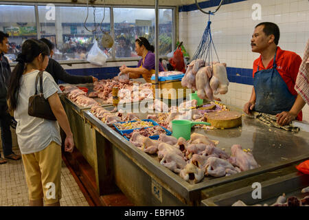 Persone e si spegne al Pasar Khusus (mercato speciale) Mandiri Blok M Gading Kelapa Jakarta Foto Stock