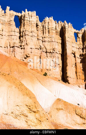 Una parete di finestre. Parco Nazionale di Bryce Canyon, Utah, Stati Uniti d'America. Foto Stock