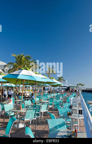 BAR ESTERNO WESTIN HOTEL Mallory Square centro storico quartiere storico di Key West Florida USA Foto Stock