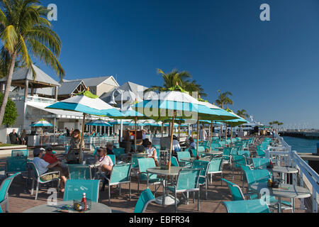 BAR ESTERNO WESTIN HOTEL Mallory Square centro storico quartiere storico di Key West Florida USA Foto Stock