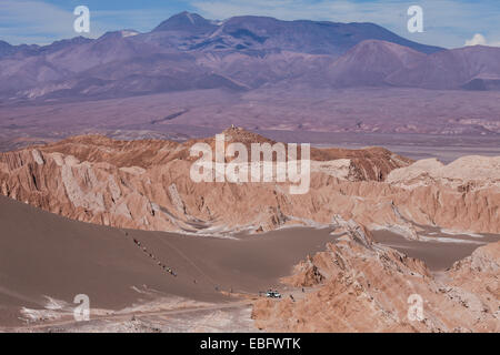 A valle della luna vicino a San Pedro de Atacama in Cile Foto Stock