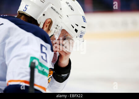 Stati Uniti d'America. 30 Novembre, 2014. Piv 30.11.2014 Kello 16.51.09.FINLANDIA, Helsinki, KHL.Jokerit vs Amur Khabarovsk.Alexander Ryazantsev #88. @Petteri Paalasmaa .Tutto Premere © csm/Alamy Live News Foto Stock