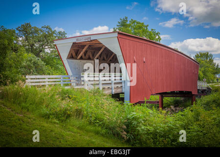Ponte di cedro. Madison County, Iowa. Foto Stock