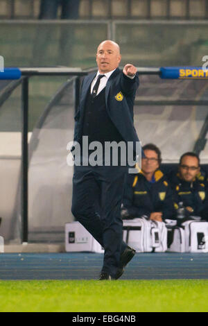 Verona, Italia. 29 Nov, 2014. Rolando Maran (Catania) Calcio/Calcetto : Italiano 'Serie A' match tra Chievo Verona 0-1 SS Lazio allo Stadio Marc'Antonio Bentegodi a Verona, Italia . © Maurizio Borsari/AFLO/Alamy Live News Foto Stock