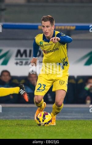 Verona, Italia. 29 Nov, 2014. Valter Birsa (Chievo) Calcio/Calcetto : Italiano 'Serie A' match tra Chievo Verona 0-1 SS Lazio allo Stadio Marc'Antonio Bentegodi a Verona, Italia . © Maurizio Borsari/AFLO/Alamy Live News Foto Stock