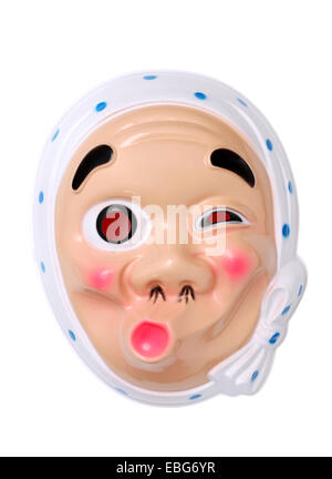 Souvenir giapponese maschera facciale - Hyottoko Foto Stock