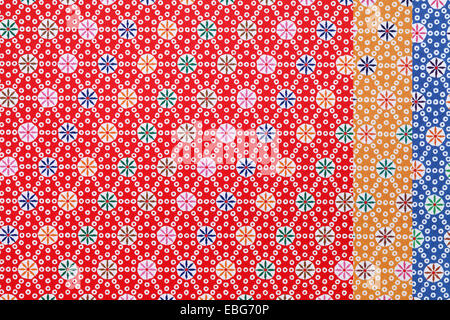 Tradizionale Giapponese del pattern carta origami Foto Stock