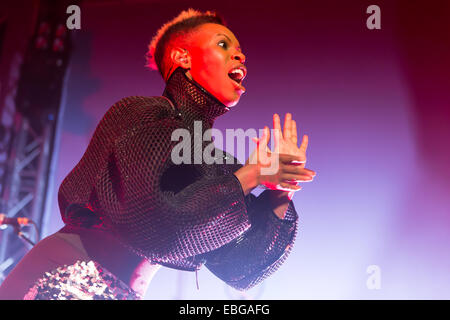 Deborah Anne Dyer aka pelle, cantante della band britannica Skunk Anansie, live al Blue Balls Festival, Luzerner Saal hall Foto Stock