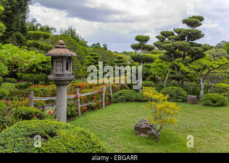 Giardino giapponese al Jardin Botanico Nazionale di 'Dr. Rafael María Mosoco', Giardino Botanico Nazionale, Santo Domingo, isola di H Foto Stock