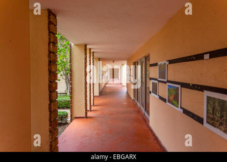 Edificio del museo al Jardin Botanico Nazionale di 'Dr. Rafael María Mosoco', Giardino Botanico Nazionale, Santo Domingo, isola di Hispa Foto Stock