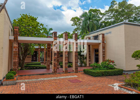 Edificio del museo al Jardin Botanico Nazionale di 'Dr. Rafael María Mosoco', Giardino Botanico Nazionale, Santo Domingo, isola di Hispa Foto Stock