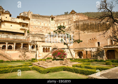 Bundi Palace, Bundi, Rajasthan, India Foto Stock