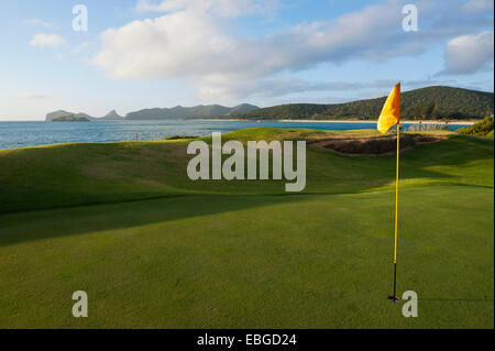 Campo da golf, Isola di Lord Howe, Nuovo Galles del Sud, Australia Foto Stock