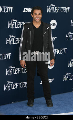 Premiere mondiale di Disney's 'Maleficent" tenutasi presso El Capitan theater dotato: Corbin Bleu dove: Los Angeles, California, Stati Uniti quando: 29 Maggio 2014 Foto Stock