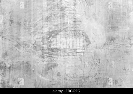 Texture di raugh muro intonacato con il cemento grigio intonaco - stucco. Foto Stock