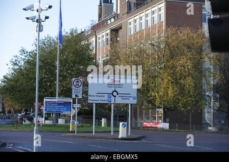 Pic mostrano Addenbrooke's Hospital di Cambridge Foto Stock