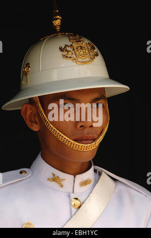 Royal Guard in gran palace, Thailandia, Bangkok Foto Stock