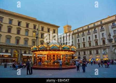 Piazza della Repubblica, piazza Firenze, Toscana, Italia Foto Stock