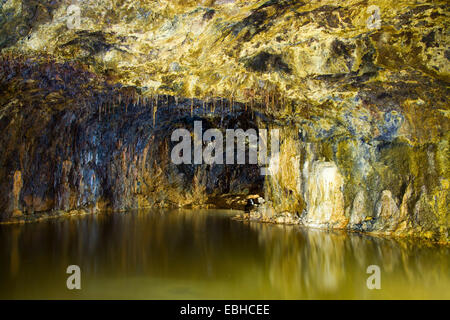 Grotta del lago Saalfeld Fairy Grotte, Germania, Thueringen, Saalfeld Foto Stock