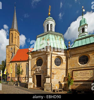 Cappella di pellegrinaggio di fronte alla chiesa St-Clemens in Telgte, Germania, Renania settentrionale-Vestfalia, Muensterland, Telgte Foto Stock