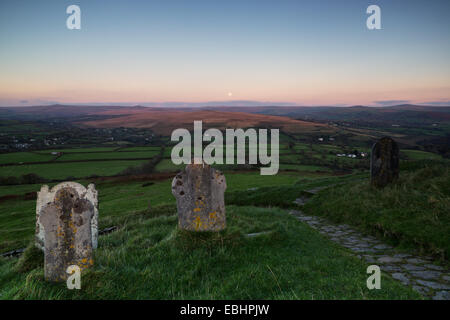 Cimitero Brentor Foto Stock