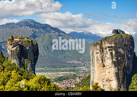 Santa Trinità monastero o Agia Triada Monastero della Meteora monastero complesso in Grecia Foto Stock