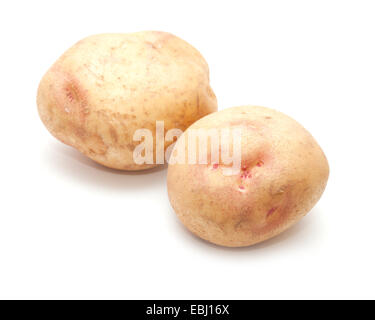 Materie occhio rosa patate isolato Foto Stock