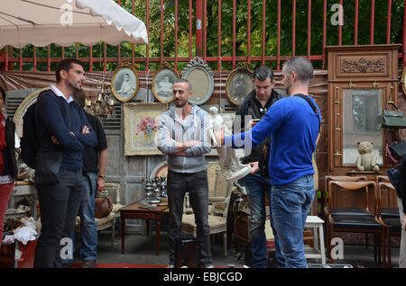 Il famoso Braderie di lilla, lilla - Rijssel, Francia Foto Stock