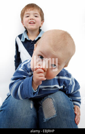 Ritratti di ragazzi piccoli Foto Stock