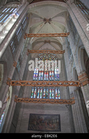 In legno di controventamento Cathédrale St-Pierre a Beauvais Foto Stock