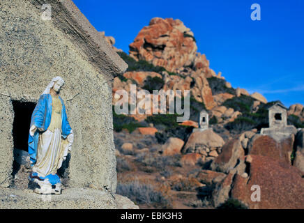 Santuario di Capu di Muru, Francia, Corsica, Ajaccia Foto Stock