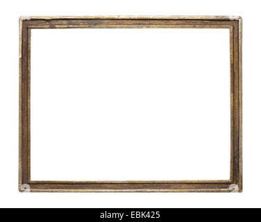 Ottone Vintage telaio metallico, isolata. Foto Stock