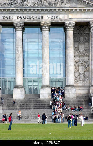 Il Reichstag, Germania Berlino Foto Stock