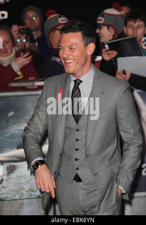 Londra, Regno Unito. 1a gen, 2015. Luke Evans assiste il Regno Unito premiere di 'The Hobbit: Battaglia dei cinque eserciti' presso Empire Leciester Square. Credito: Ferdaus Shamim/ZUMA filo/Alamy Live News Foto Stock