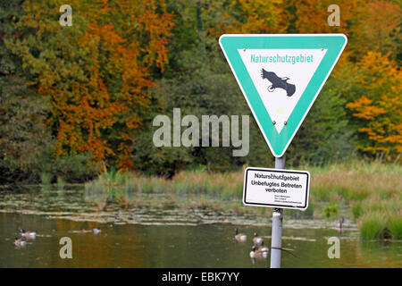 Riserva naturale segno Aprather Muehle, in Germania, in Renania settentrionale-Vestfalia, Aprath Foto Stock