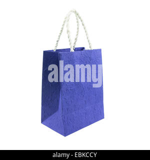 Shopping bags isolati su sfondo bianco Foto Stock