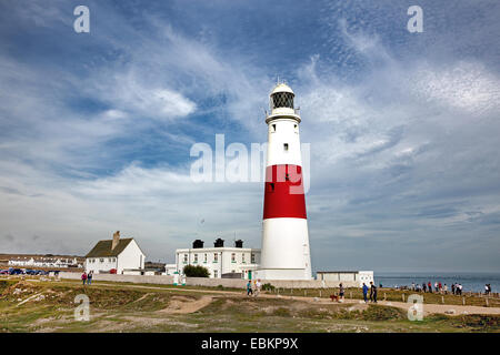 Portland Bill lighthouse, nel Dorset, Inghilterra. Foto Stock