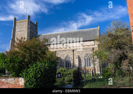 San Bartolomeo la Chiesa in Orford Suffolk in Inghilterra Foto Stock