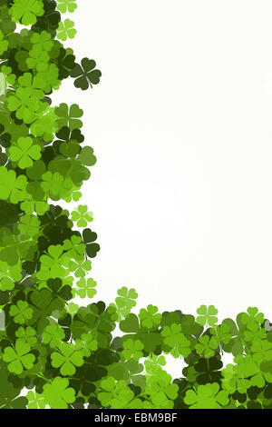 Il giorno di San Patrizio grungy verde dello sfondo. Foto Stock