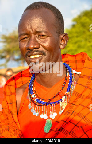 Masai Mara in Kenia Foto Stock