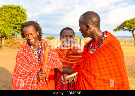 Masai Mara in Kenia Foto Stock