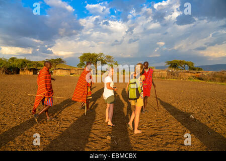 Masai Mara in Kenia Foto Stock