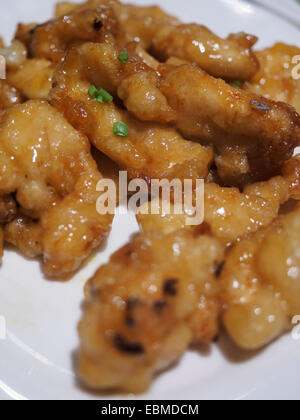 Cucina cinese - dolce e aspro la carne di maiale Foto Stock