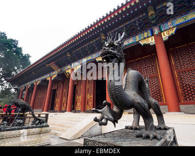 Statua del drago presso il Palazzo estivo a Pechino, Cina e Asia Foto Stock