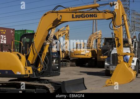 Los Angeles, California, USA. 5 Novembre, 2014. Michael Lalonde, presidente di Westrax macchinari. © Ringo Chiu/ZUMA filo/Alamy Live News Foto Stock